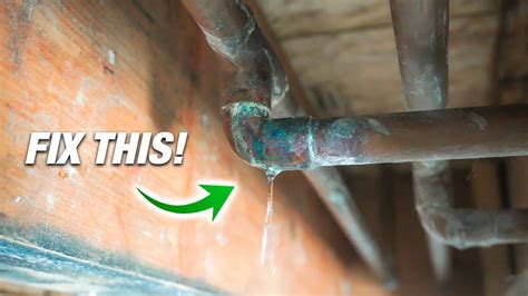 how to fix water leak from the top of my outdoor。